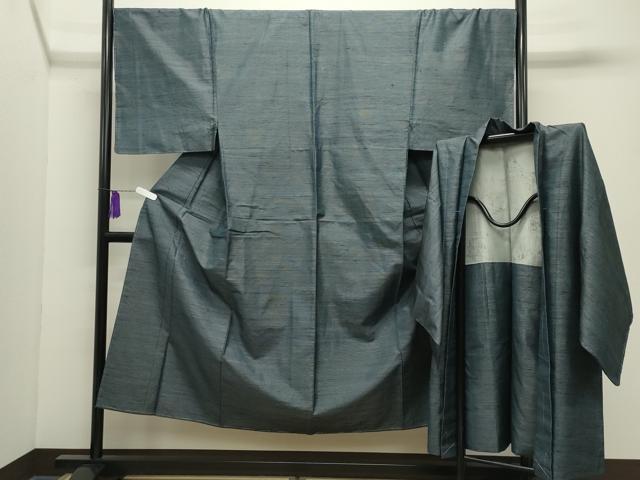平和屋着物●男性　紬　アンサンブル　霞文　正絹　逸品　未使用　CABG4574gh 27,885円