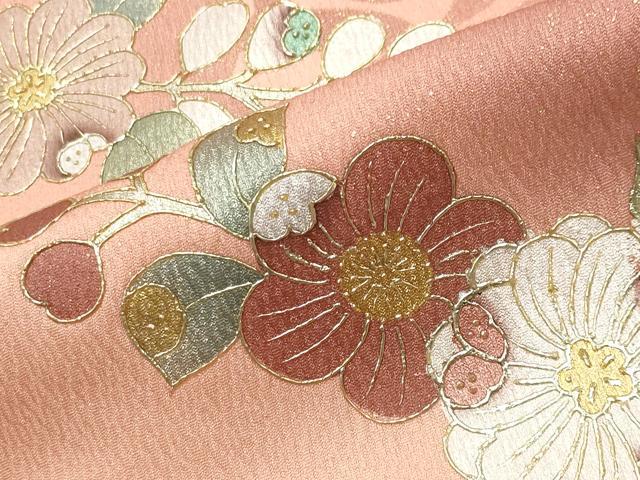 平和屋着物●訪問着　辻が花　シルエット　暈し染め　金銀彩　正絹　逸品　CABG4594gh_5