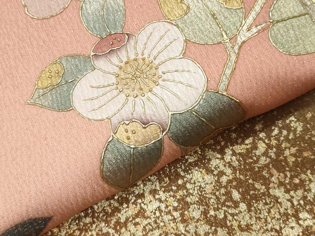 平和屋着物●訪問着　辻が花　シルエット　暈し染め　金銀彩　正絹　逸品　CABG4594gh_4