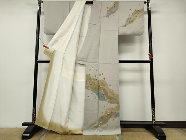 平和屋着物●訪問着　刺繍　道長宝尽くし文　金彩　正絹　逸品　CABG5501ut_1