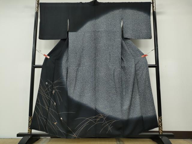 平和屋着物●訪問着　刺繍　舞花文　たたき染め　金彩　正絹　逸品　CABG5528ut 35,490円