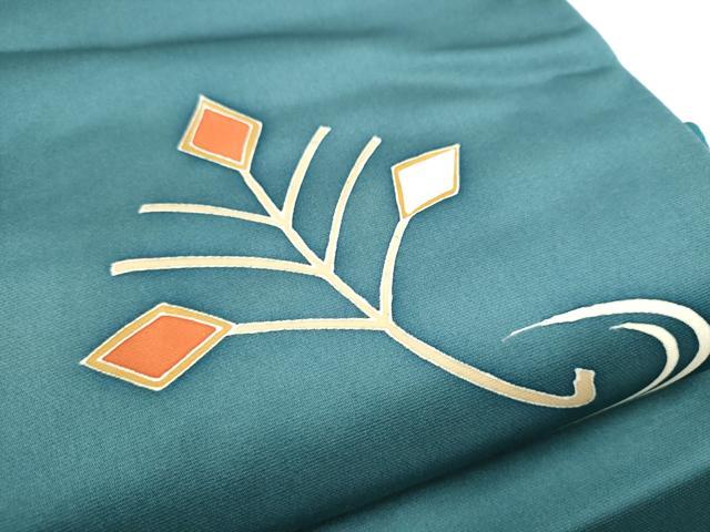 平和屋着物●太鼓柄　京袋帯　松葉文　正絹　逸品　CABG6376hy_3