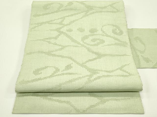 平和屋着物＊夏物　八寸名古屋帯　唐草文　夏虫色　CABG7476rv