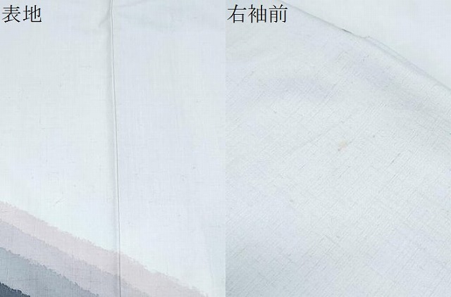 平和屋着物●訪問着　紬地　霞文　金彩　正絹　逸品　CABG8445th_8