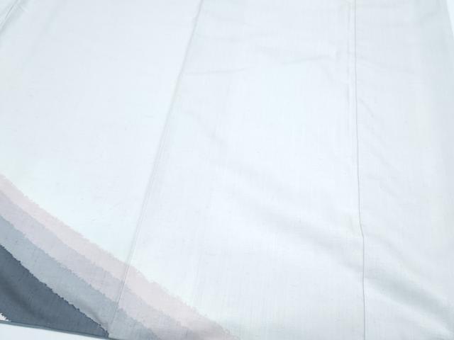 平和屋着物●訪問着　紬地　霞文　金彩　正絹　逸品　CABG8445th_4