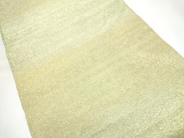 平和屋着物○桝屋高尾 (ねん金綴錦) 全通柄袋帯 段霞文 金糸 証紙付き