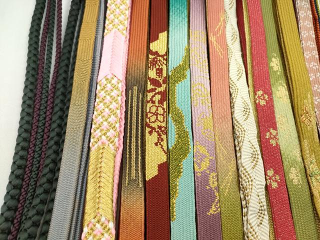平和屋着物●和装小物　帯締め20本セット　高麗組　唐組　奈良組　鴨川組　金銀糸　未使用あり　逸品　CABH2027ju_3