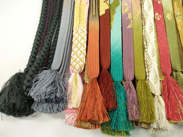 平和屋着物●和装小物　帯締め20本セット　高麗組　唐組　奈良組　鴨川組　金銀糸　未使用あり　逸品　CABH2027ju_5