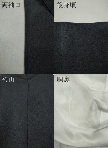平和屋着物●訪問着　作家物　ろうけつ染め　草花文　暈し染め　鬼しぼ縮緬　正絹　逸品　CABH2800ut_9