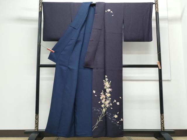 平和屋着物●訪問着　草花文　やまと誂製　正絹　逸品　CABH3738th_1