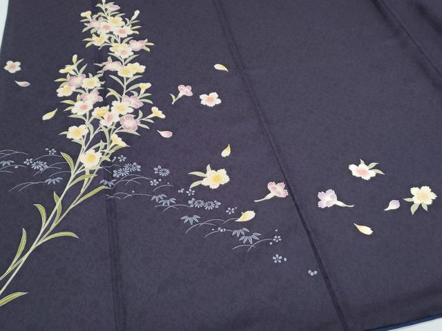 平和屋着物●訪問着　草花文　やまと誂製　正絹　逸品　CABH3738th_3
