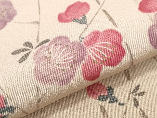 平和屋着物●訪問着　枝花文　暈し染め　金彩　正絹　逸品　CABH3744th_6