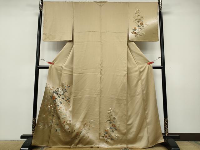 平和屋着物●訪問着　草花文　暈し染め　金銀彩　正絹　逸品　CABH9828ut 35,490円