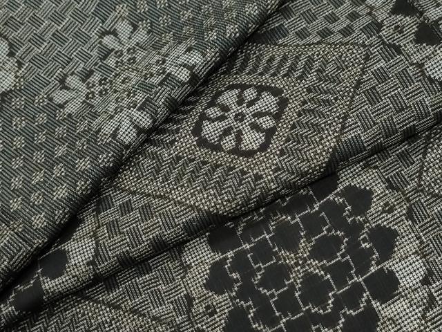 平和屋着物●本場大島紬　龍郷絣　正絹　逸品　CABI2413yc 23,400円