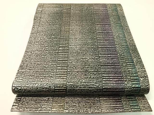 平和屋着物●六通柄袋帯 金唐革 霞間道 正絹 逸品 CABI4071vp