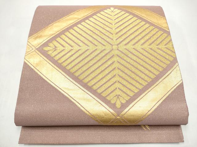 平和屋着物●太鼓柄袋帯　綴れ　松葉文　金糸　正絹　逸品　CABI9008hy 31,200円