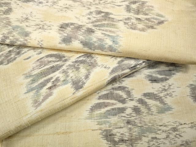 平和屋着物●上質な紬　草花文　正絹　逸品　CABI9668ut 18,460円
