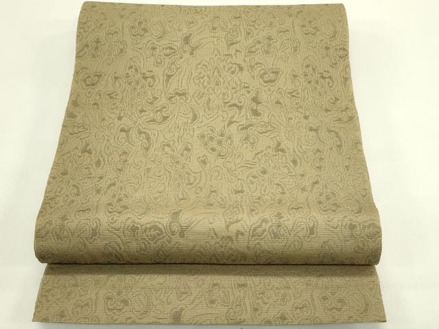 平和屋着物＊夏物　六通柄　本袋帯　更紗花文　三越扱い　正絹　逸品　CABJ1842rv 18,460円