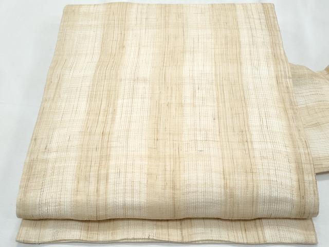 平和屋着物＊夏物　九寸名古屋帯　間道　麻　逸品　CABJ4557fb 27,040円