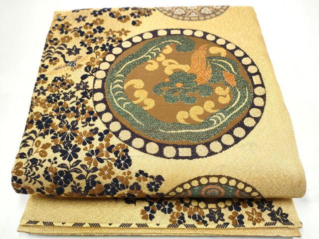 平和屋着物●六通柄袋帯　唐織　飛天　金糸　正絹　逸品　CABJ5121hy 27,885円