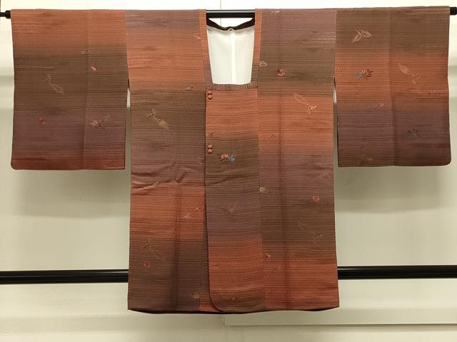 平和屋着物＃道行コート　刺繍　草花文　暈し染め　正絹　逸品　CABJ5288in 31,200円
