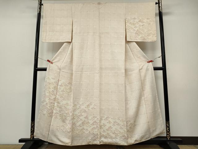 平和屋着物○訪問着 エ霞舞花文 正絹 逸品 CABJ6479utの通販はau PAY