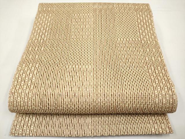 平和屋着物＊夏物　八寸名古屋帯　抽象文　正絹　逸品　CABK1744tx