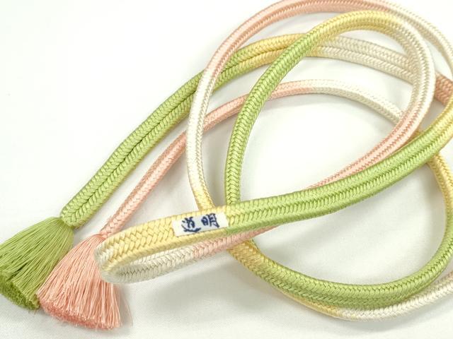 平和屋本店■極上　有職組紐道明　帯締め　冠組　唐衣　金糸　宮内庁御用　国立博物館御用　東京芸術大学御用　逸品　未使用　CXAA0511s5