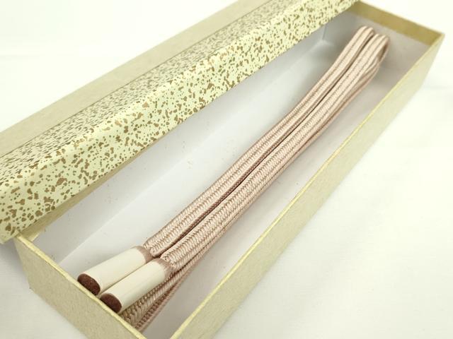 有職組紐道明　帯締め　唐組　　金糸　宮内庁御用　逸品　未使用 平和屋本店□極上 有職組紐道明 帯締め 御岳組 洗柿色 金糸 宮内庁御用
