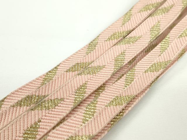 有職組紐道明　帯締め　唐組　　金糸　宮内庁御用　逸品　未使用 平和屋本店□極上 有職組紐道明 帯締め 高麗組 金糸 宮内庁御用 国立博物館