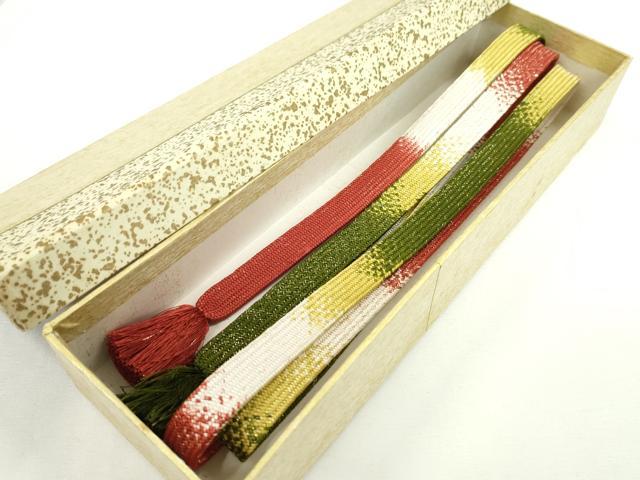 平和屋本店■極上　有職組紐道明　帯締め　高麗組　金糸　宮内庁御用　国立博物館御用　東京芸術大学御用　逸品　CXAA0604s5 平和屋本店□極上 有職組紐道明 帯締め 高麗組 金糸 宮内庁御用 国立博物館
