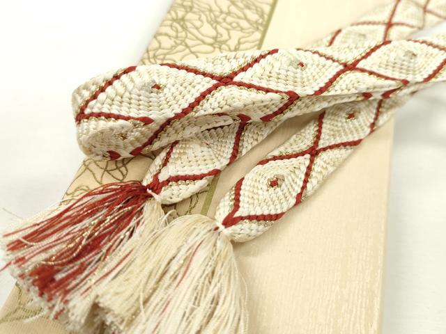 平和屋本店■極上　有職組紐道明　帯締め　唐組　桐壺　金糸　宮内庁御用　国立博物館御用　東京芸術大学御用　逸品　CXAA0634s5