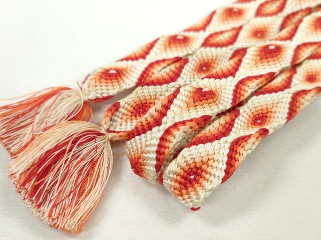 平和屋本店□極上 有職組紐道明 帯締め 唐組 宮内庁御用 国立博物館御用