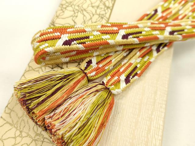 平和屋本店■極上　有職組紐道明　帯締め　変り貝の口組　宮内庁御用　国立博物館御用　東京芸術大学御用　逸品　CXAA0637s5