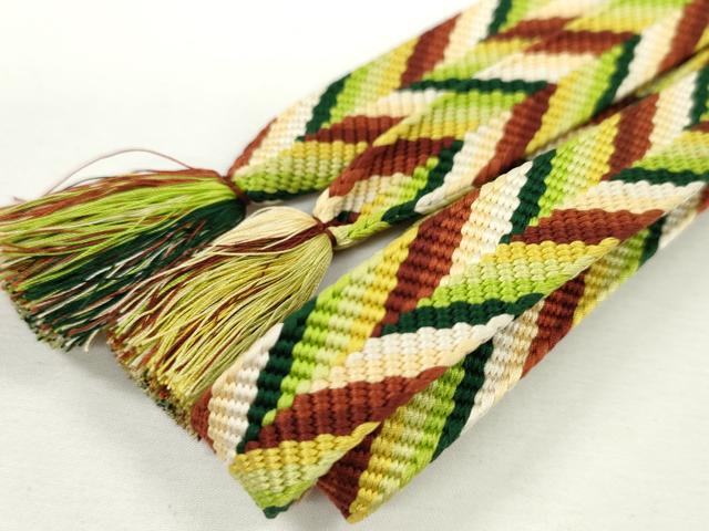 平和屋本店□極上 有職組紐道明 帯締め 笹浪組 宮内庁御用 国立博物館