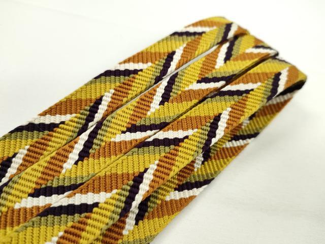 平和屋本店□極上 有職組紐道明 帯締め 笹浪組 宮内庁御用 国立博物館