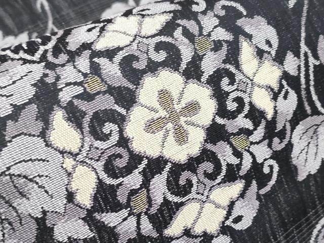 平和屋本店□極上 スリーシーズン 両面 全通柄袋帯 全通三重織