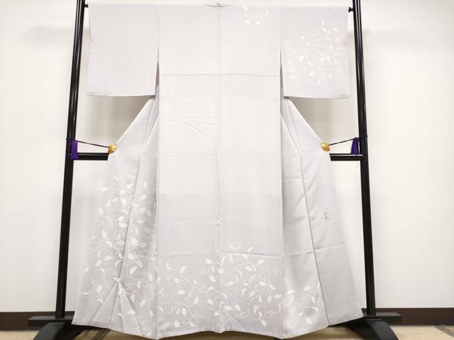 平和屋本店□極上 きもの志麻 岩下志麻ブランド 訪問着 駒刺繍 葡萄蔦