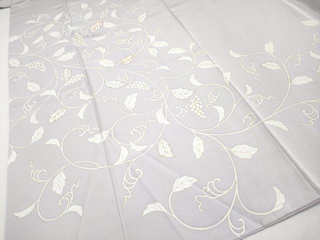 平和屋本店□極上 きもの志麻 岩下志麻ブランド 訪問着 駒刺繍 葡萄蔦