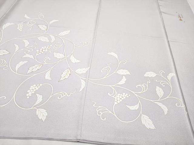 平和屋本店□極上 きもの志麻 岩下志麻ブランド 訪問着 駒刺繍 葡萄蔦