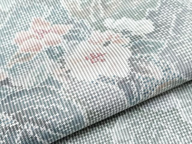 平和屋本店■極上　都喜ヱ門　本場大島紬　枝花文　藤絹織物謹製　証紙付き　逸品　CYAA1040s5 平和屋本店○極上 都喜ヱ門 本場大島紬 枝花文 藤絹織物謹製 証紙付き