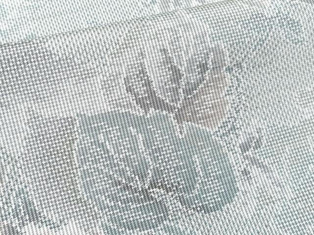 平和屋本店○極上 都喜ヱ門 本場大島紬 枝花文 藤絹織物謹製 証紙付き