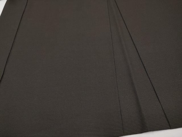 平和屋本店□極上 男性 江戸小紋 羽織セット お召地 角通し 着物：深