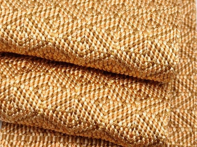 平和屋本店□希少 男性 角帯 日本工芸会正会員 宮島 勇作 捩織男