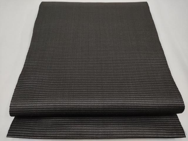 平和屋本店□超希少 本場黄八丈 黒八丈 紬 八寸名古屋帯