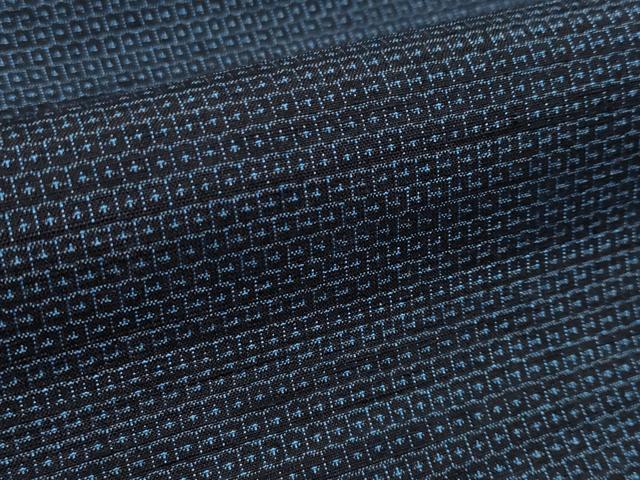 平和屋本店■極上　日本工芸会正会員　林宗平　男性　越後古代紬　単衣　本草木染　100亀甲　証紙付き　逸品　未使用　CYAA1205s5