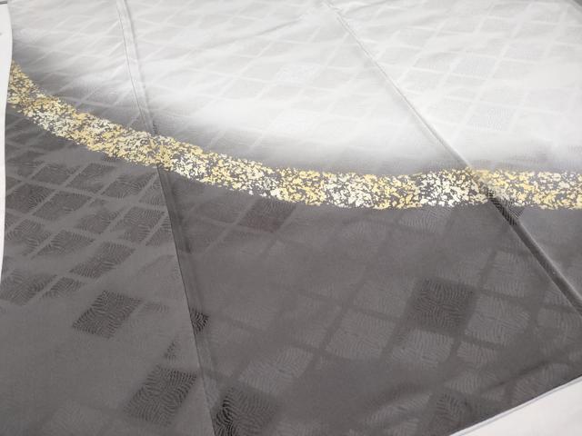 平和屋本店□極上 皇室献上作家 北出与三郎 訪問着 菱松葉