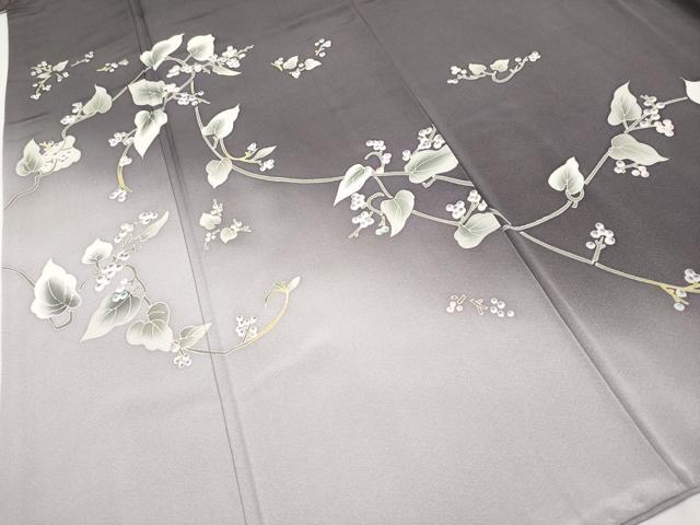 平和屋本店□極上 本加賀友禅作家 松島由美 訪問着 葡萄蔦の