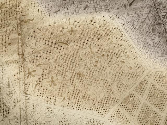 平和屋本店□極上 中国三大刺繍 スワトウ刺繍 総刺繍 訪問着 切