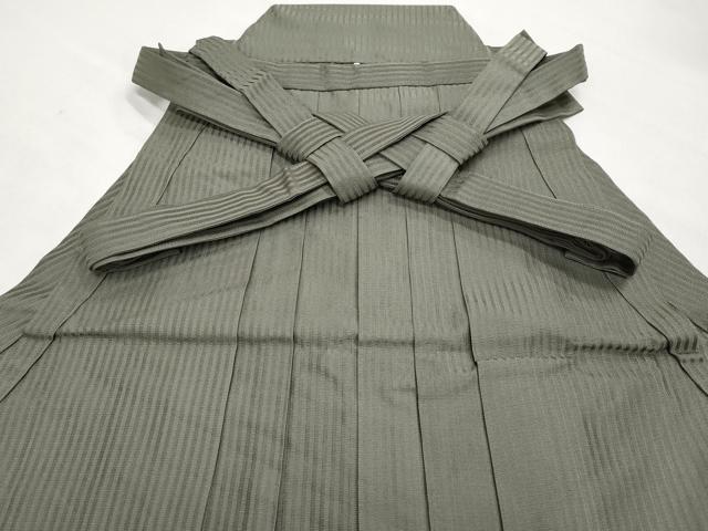 平和屋本店□極上 夏物 男性 馬乗り袴 鶸茶色地 逸品 CYAA1559s5 